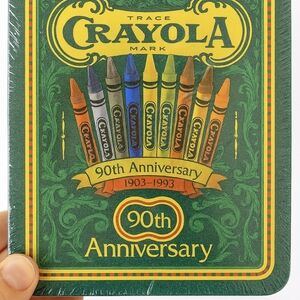 Vintage Crayola 90th Anniversary Collectible Tin (1903–1993) – Sealed!